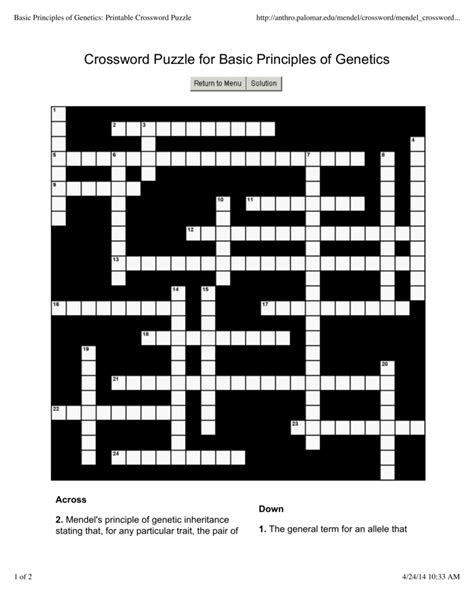 The Crossword Solver found 30 answers to "an underlying basis or principle", 9 letters crossword clue. . Underlying principle crossword clue